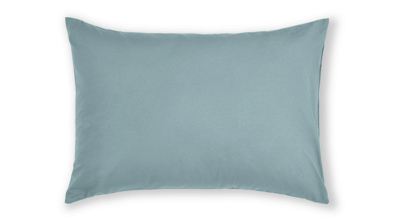 төсек жабдығының жиынтығы Comfort Cotton,сұр көк түсті ақжаймасыз - 5 - большое изображение